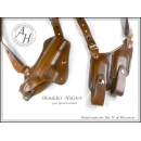Horizontal shoulder holster